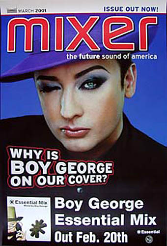 Boy George Mixer Photo Promo Poster