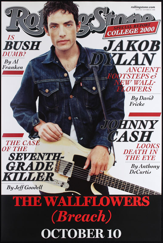 Jakob Dylan / Wallflowers Rolling Stone Promo Poster