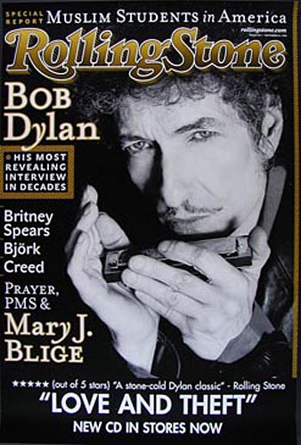 Bob Dylan Rolling Stone Cover Promo Poster