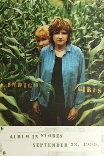 Indigo Girls Come On Now Social 1999 Album Release Promo Poster