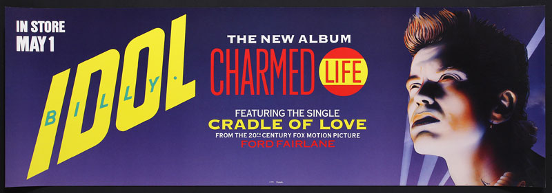 Billy Idol - Charmed Life Album Release Promo Poster