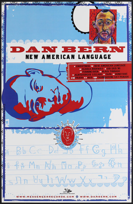 Dan Bern New American Language Promo Poster