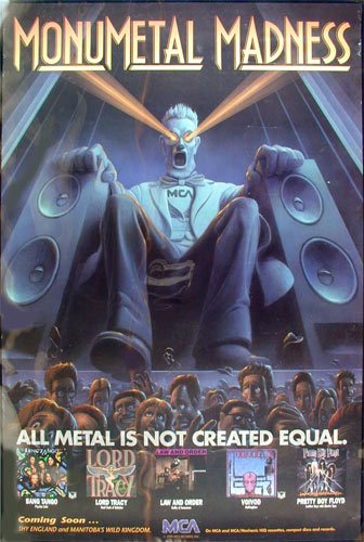 Monumetal Madness MCA Metal Album Catalog Promo Poster