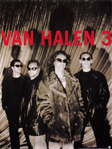 Van Halen 31998 Warner Brothers Promo Poster