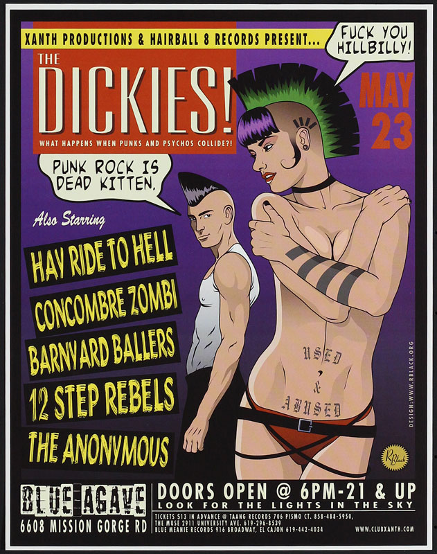 R. Black The Dickies Poster