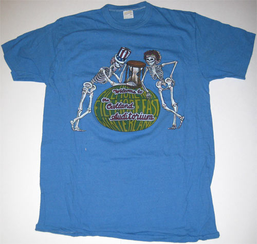 Grateful Dead Oakland Auditorium 1980 Original Tour T-Shirt