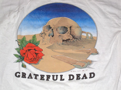 Stanley Mouse Grateful Dead Original 1981 European Tour Jersey T-Shirt