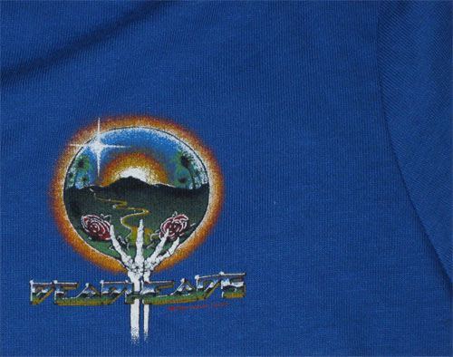 Grateful Dead Deadheads 1983 Original Polo Shirt Vintage T-Shirt