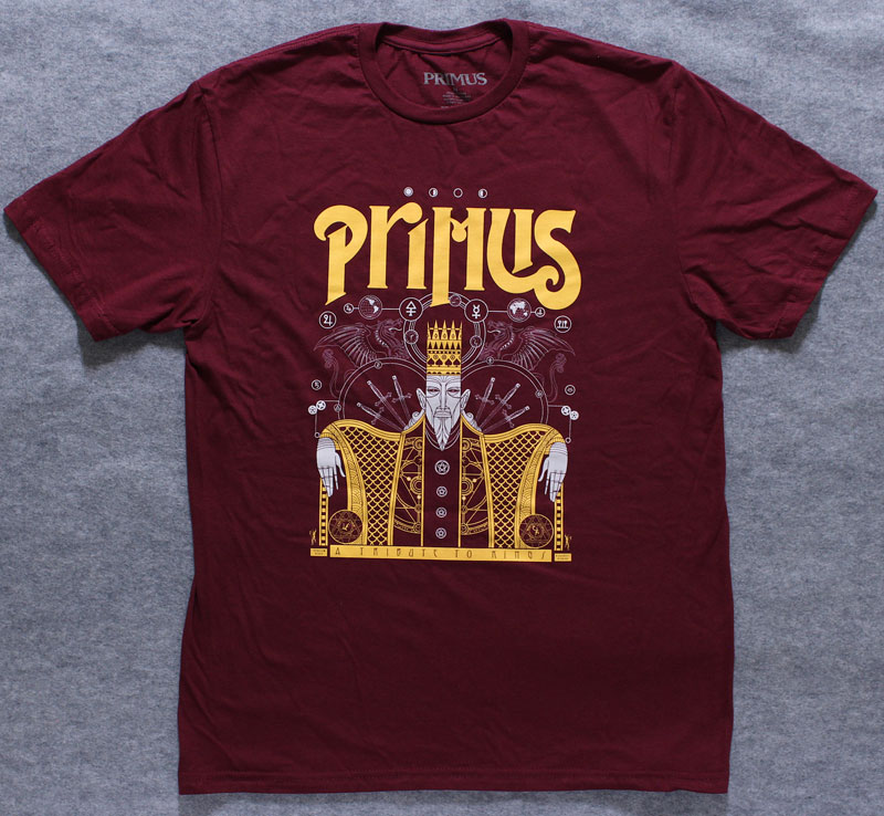 Scrojo D.Kaskett Primus Plays Rush - A Tribute To Kings Tour - Large T-Shirt