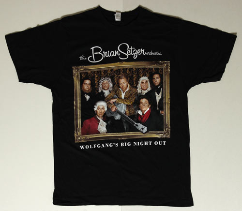 Brian Setzer Orchestra - Wolfgang's Big Night Out 2007 Tour T-Shirt