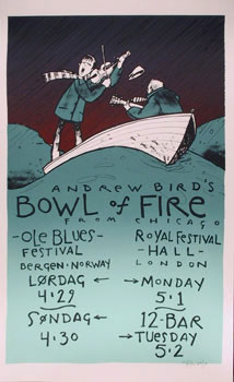 Jay Ryan Andrew Bird's Bowl Of Fire Poster