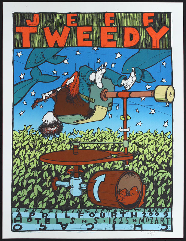 Jay Ryan Jeff Tweedy Letters to Santa Charity Benefit Poster