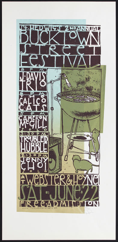 Jay Ryan Bucktown Street Festival Poster