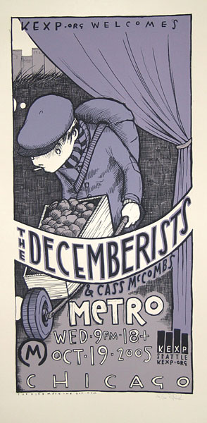 Jay Ryan The Decemberists Poster