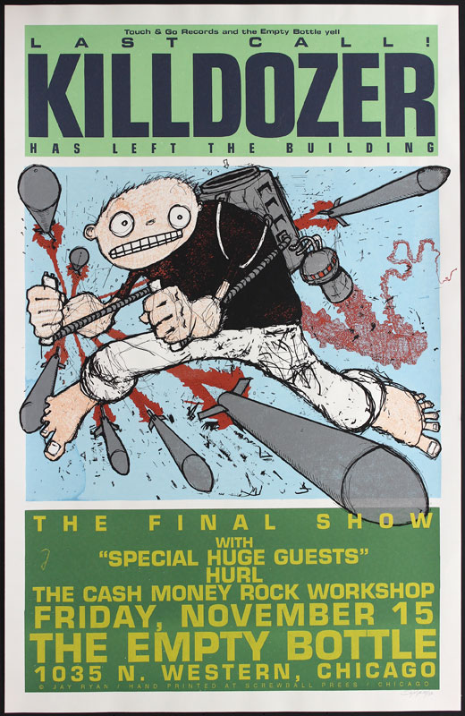 Jay Ryan Killdozer Final Show Poster