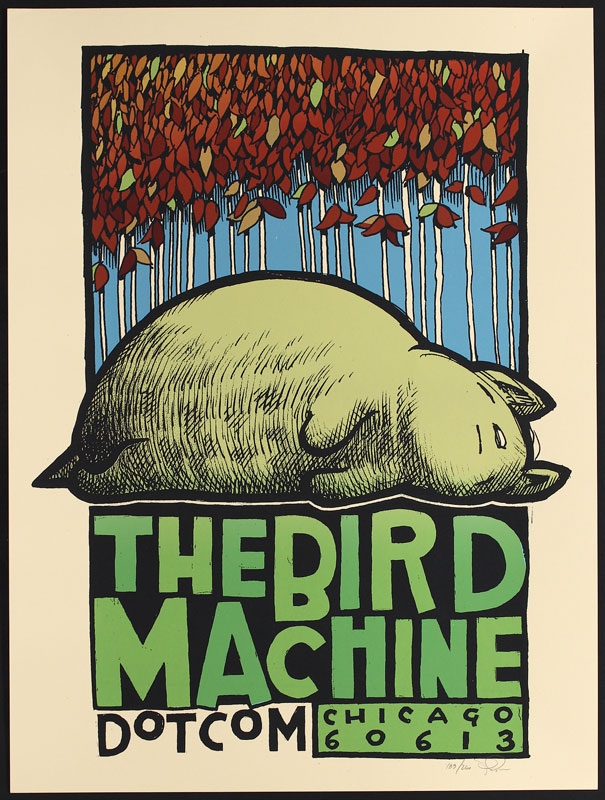 Jay Ryan Sleeping In The Trees - The Bird Machine Promotional Poster
