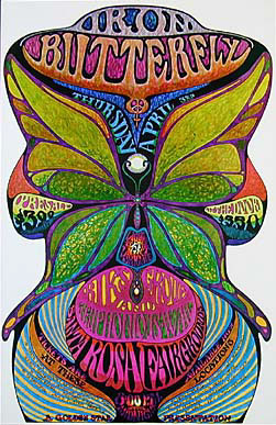 1969 Iron Butterfly Santa Rosa Fairgrounds Poster | eBay