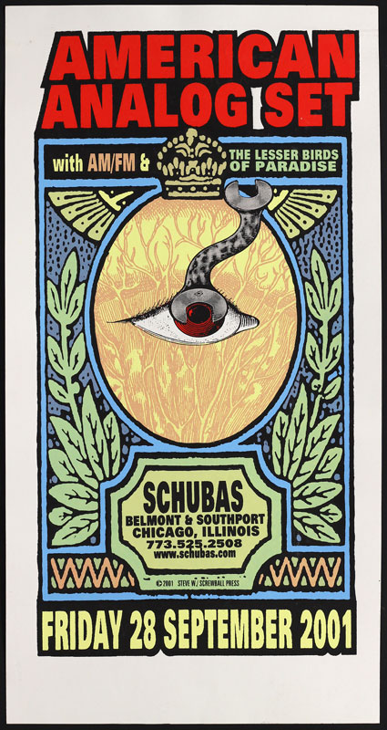 Steve Walters (Screwball Press) American Analog Set Poster