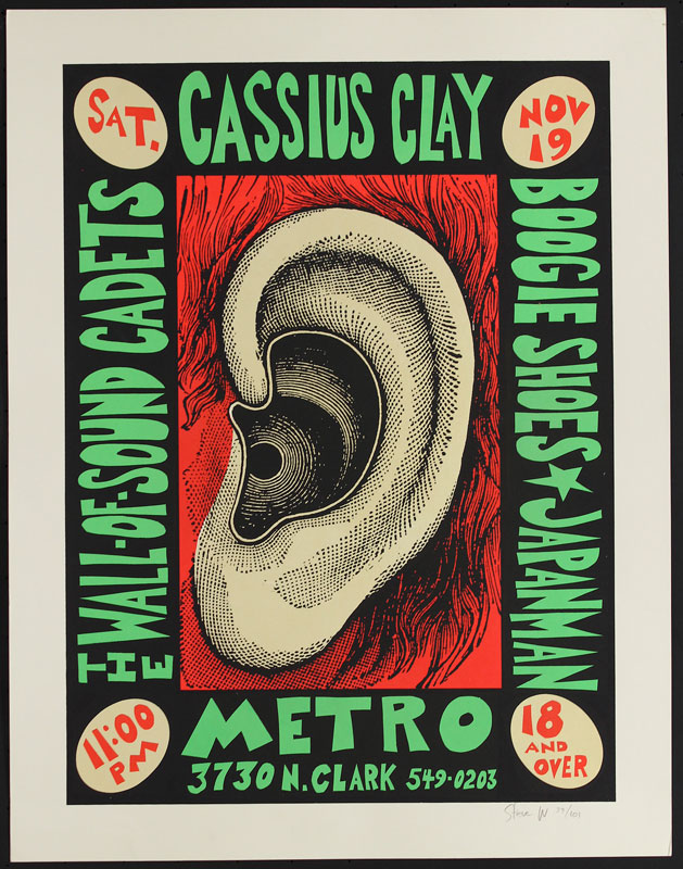 Steve Walters (Screwball Press) Cassius Clay Poster