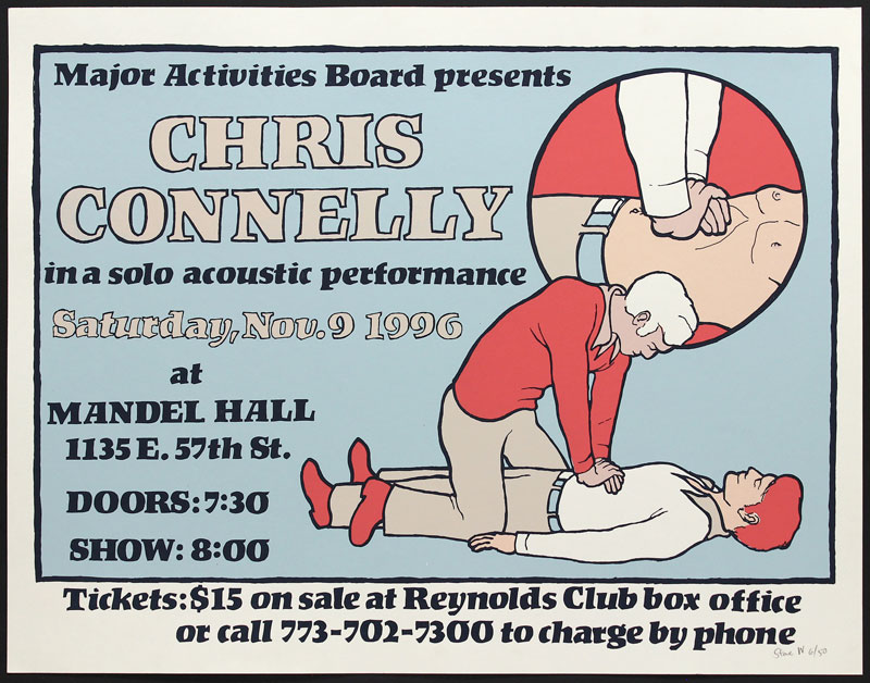 Steve Walters (Screwball Press) Chris Connelly Poster