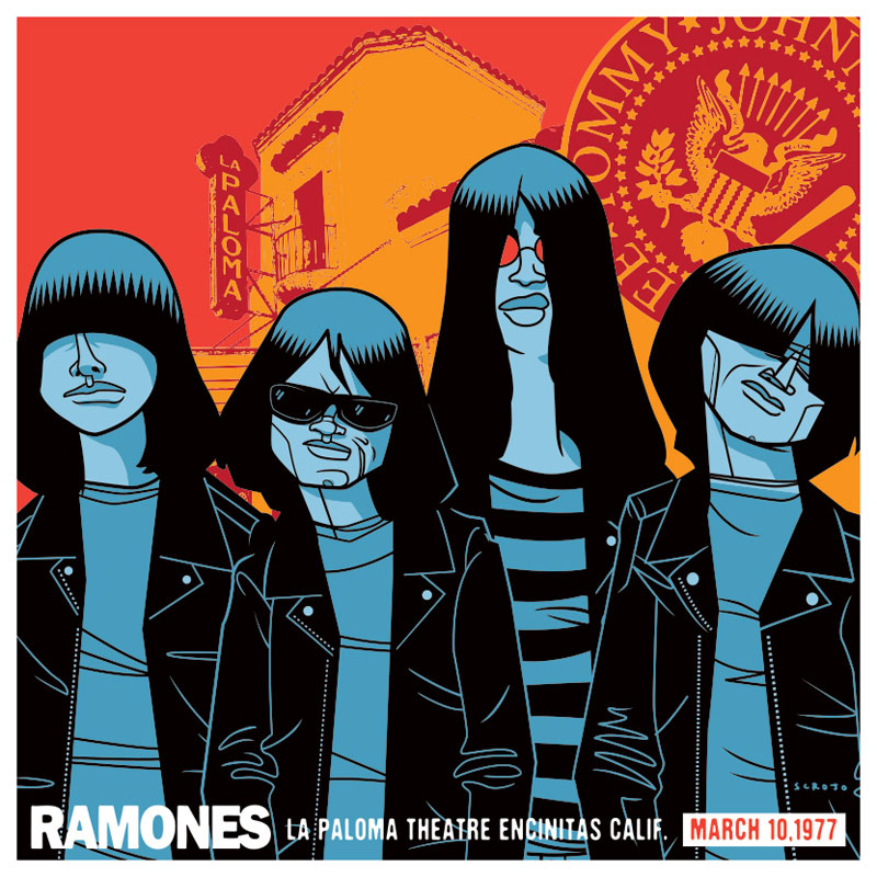 Scrojo The Ramones Art Print