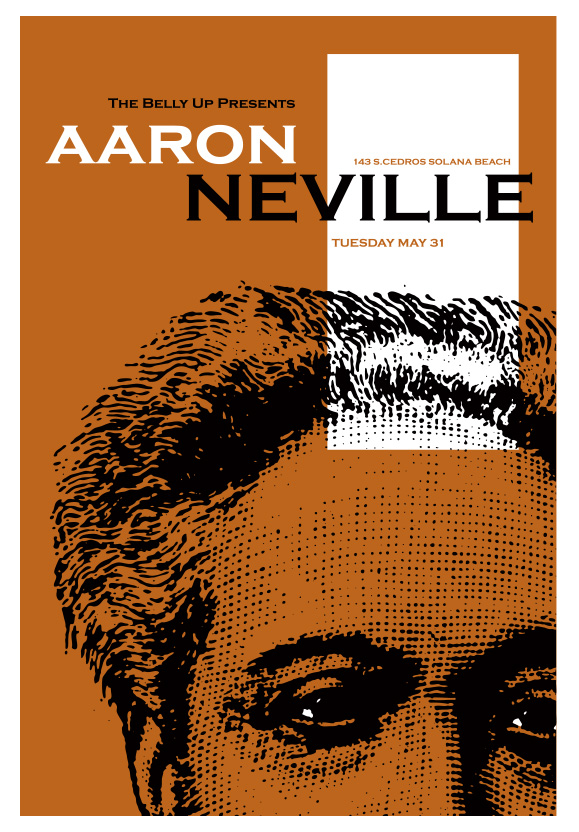 Scrojo Aaron Neville Poster