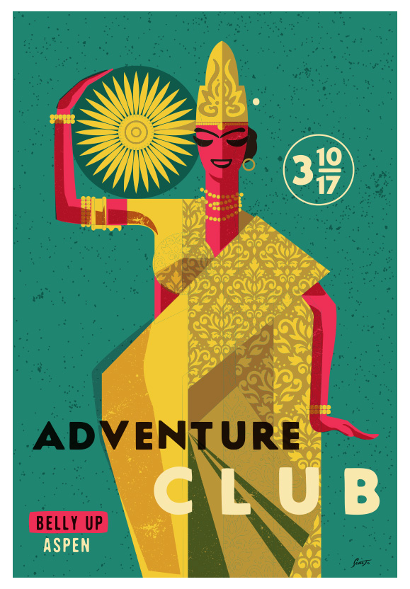 Scrojo Adventure Club Poster