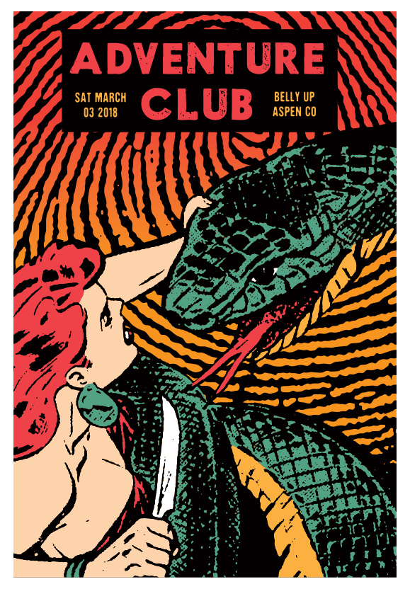 Scrojo Adventure Club Poster