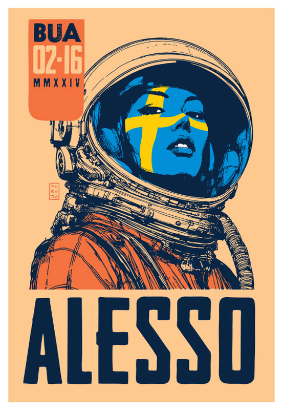 Scrojo Alesso Poster