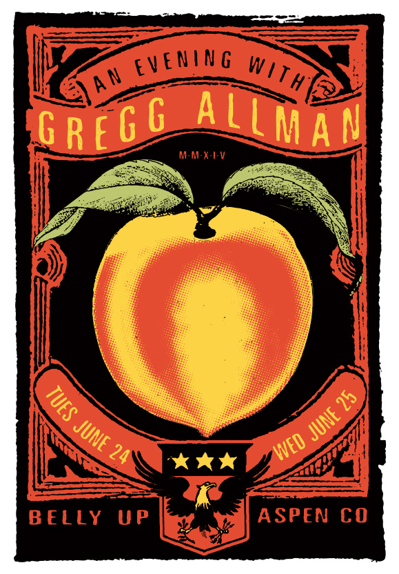 Scrojo Gregg Allman Poster