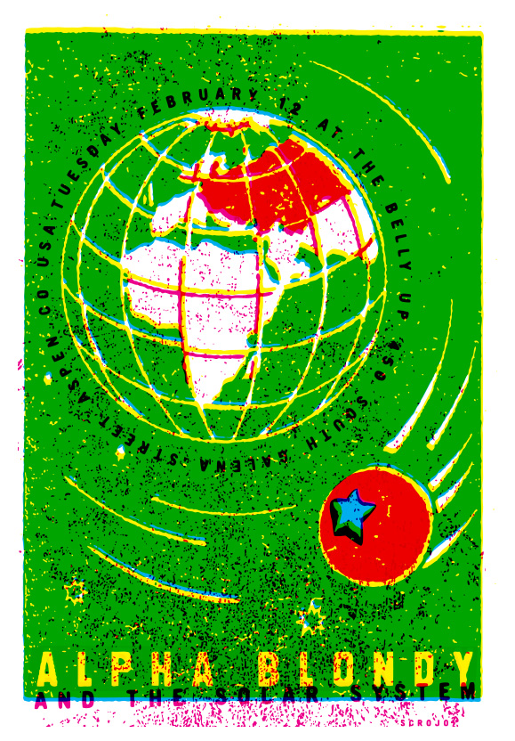 Scrojo Alpha Blondy and the Solar System Poster