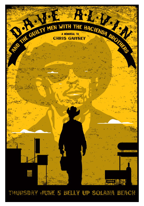 Scrojo Dave Alvin and the Guilty Men Poster