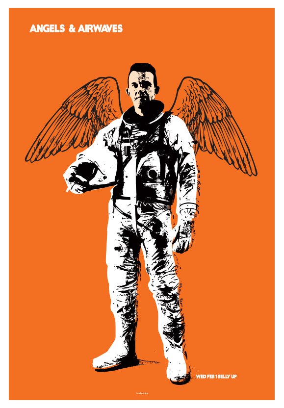 Scrojo Angels and Airwaves Poster