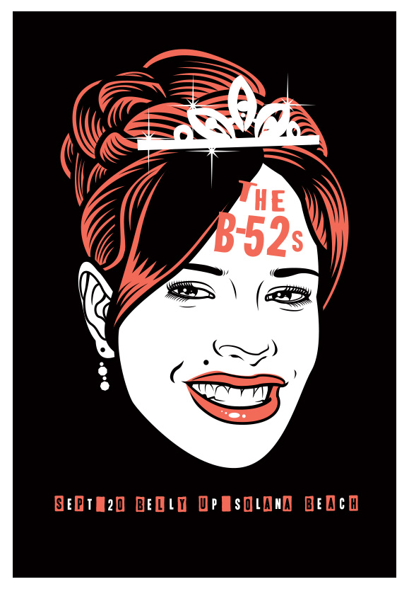 Scrojo The B-52s Poster