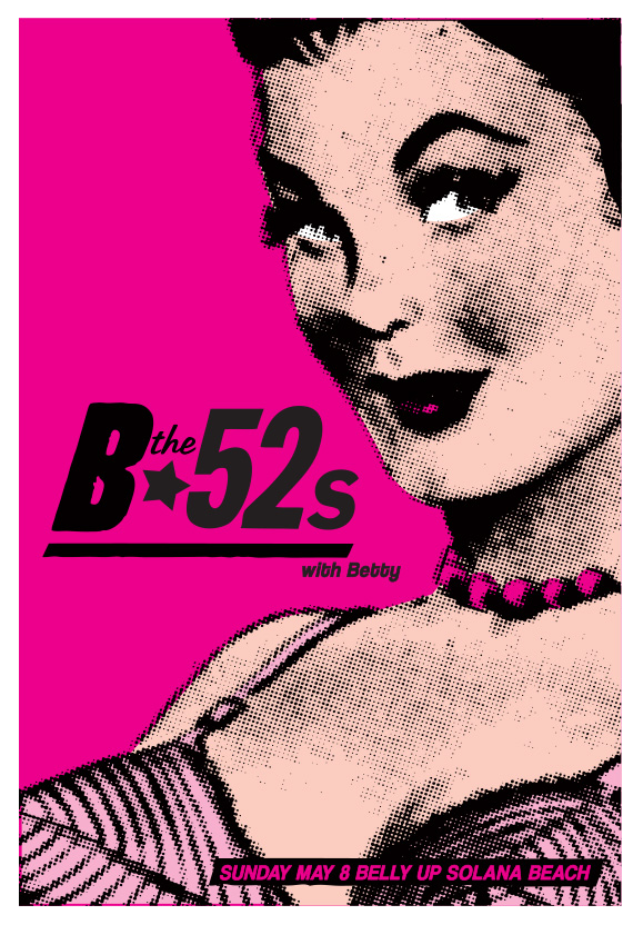 Scrojo The B-52's (B-52s) Poster