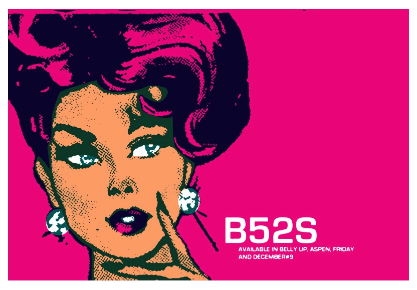 Scrojo The B-52's (B-52s) Poster