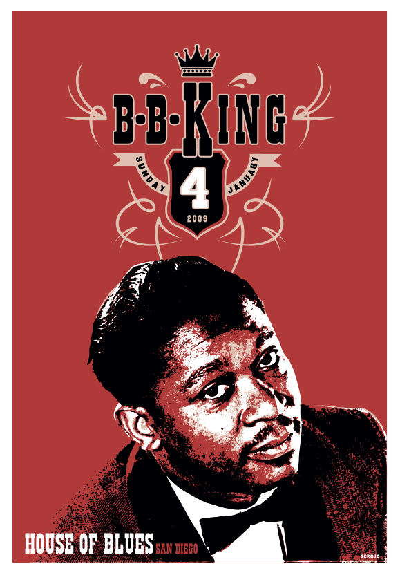 Scrojo B.B. King Poster