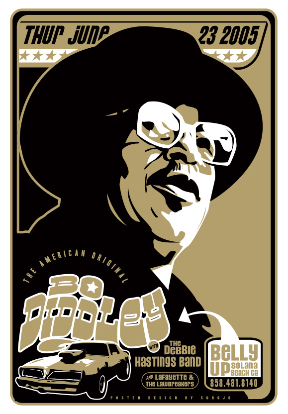 Scrojo Bo Diddley Poster