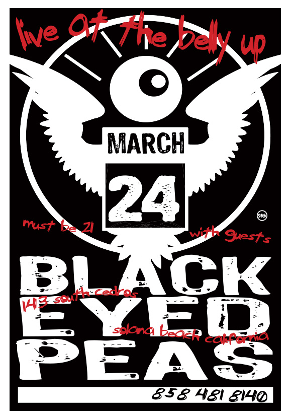 Scrojo Black Eyed Peas Poster