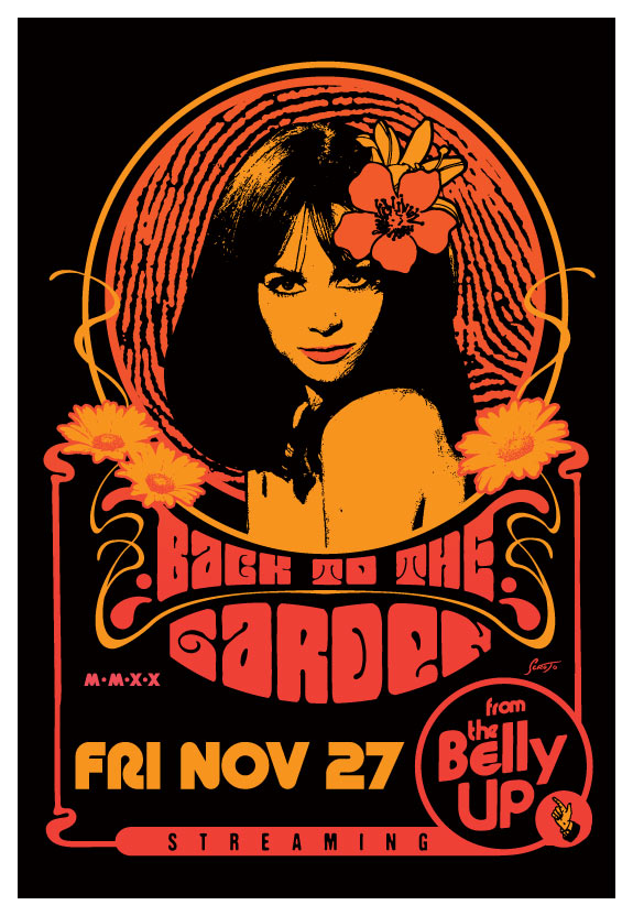 Scrojo Back to the Garden - Streaming Concert Poster