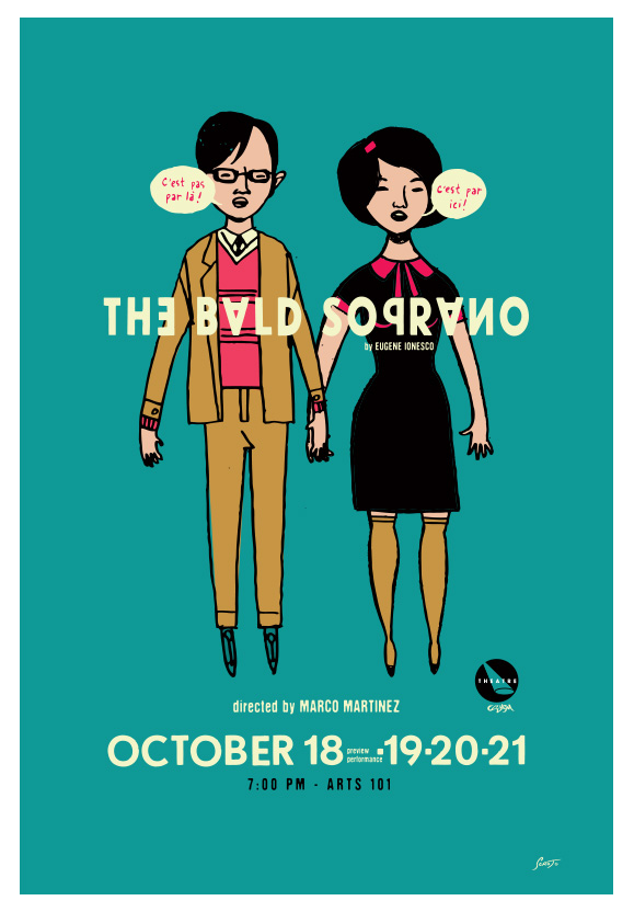 Scrojo The Bald Soprano Film Showing Poster