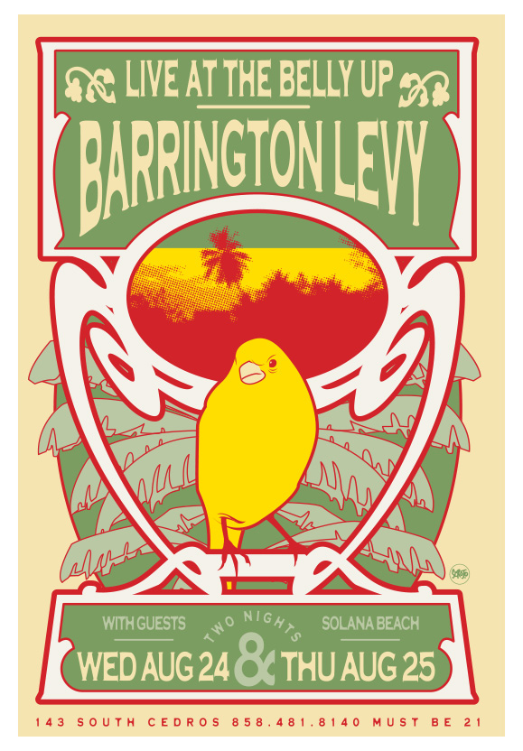 Scrojo Barrington Levy Poster