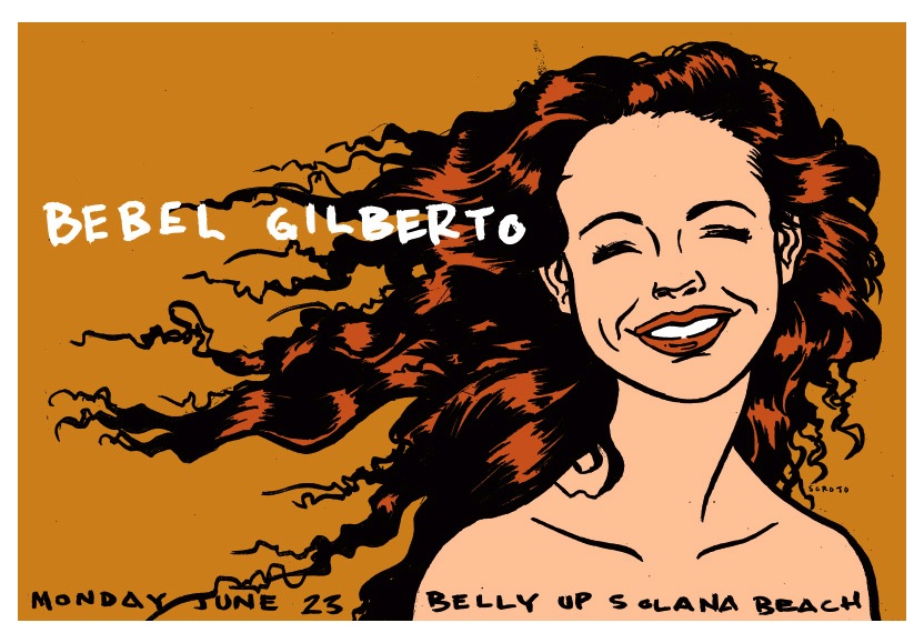 Scrojo Bebel Gilberto Poster