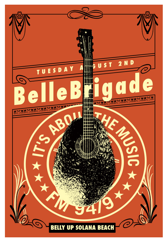 Scrojo Belle Brigade Poster