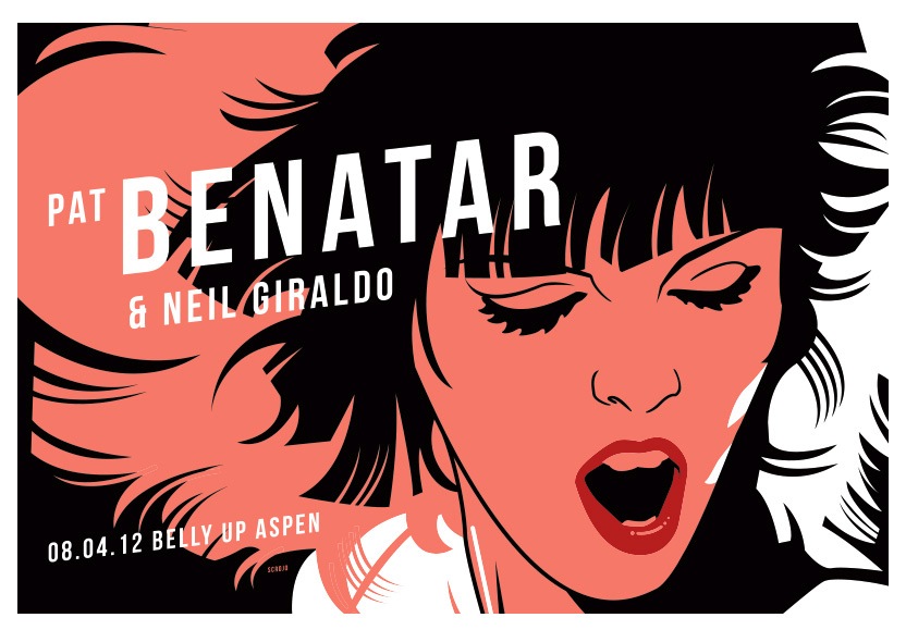 Scrojo Pat Benatar Poster