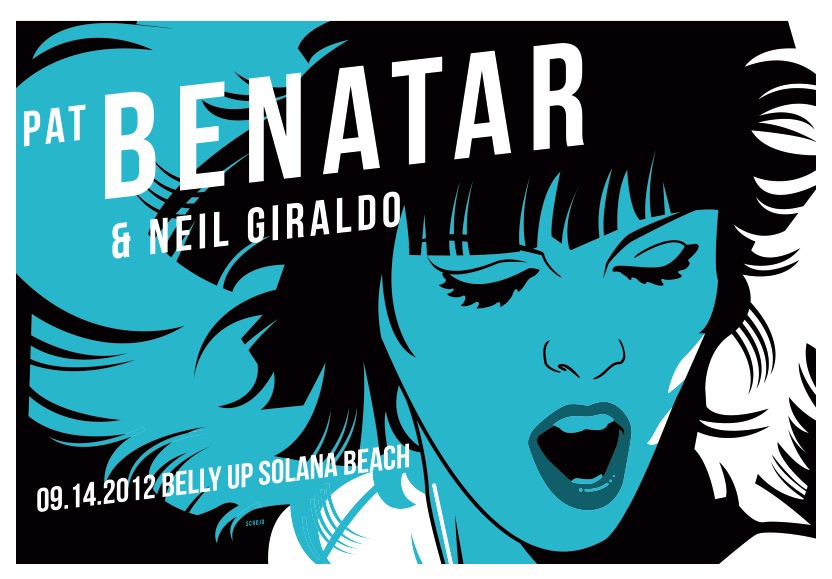 Scrojo Pat Benatar Poster