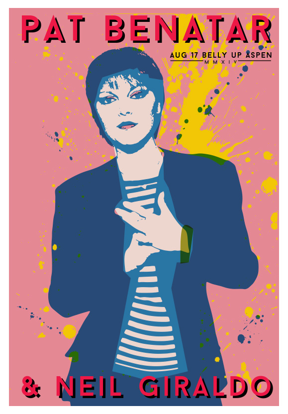 Scrojo Pat Benatar Poster