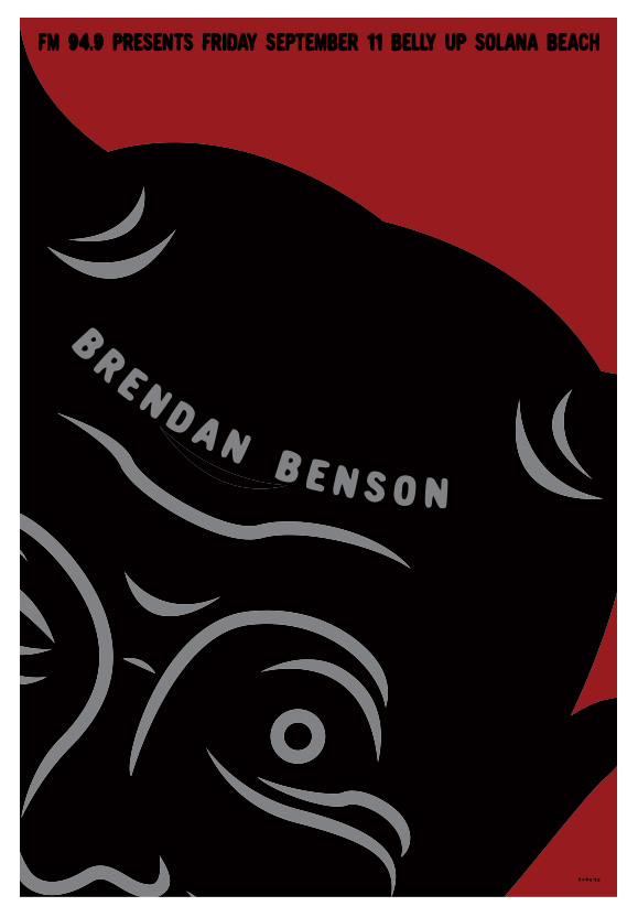 Scrojo Brendan Benson Poster