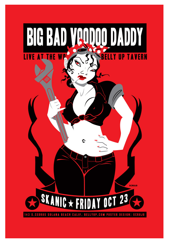 Scrojo Big Bad Voodoo Daddy Poster