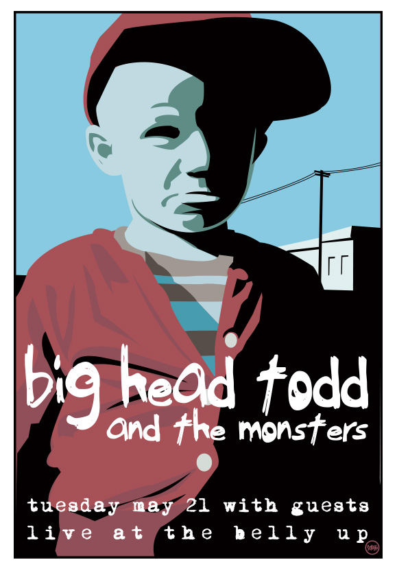 Scrojo Big Head Todd and the Monsters Poster